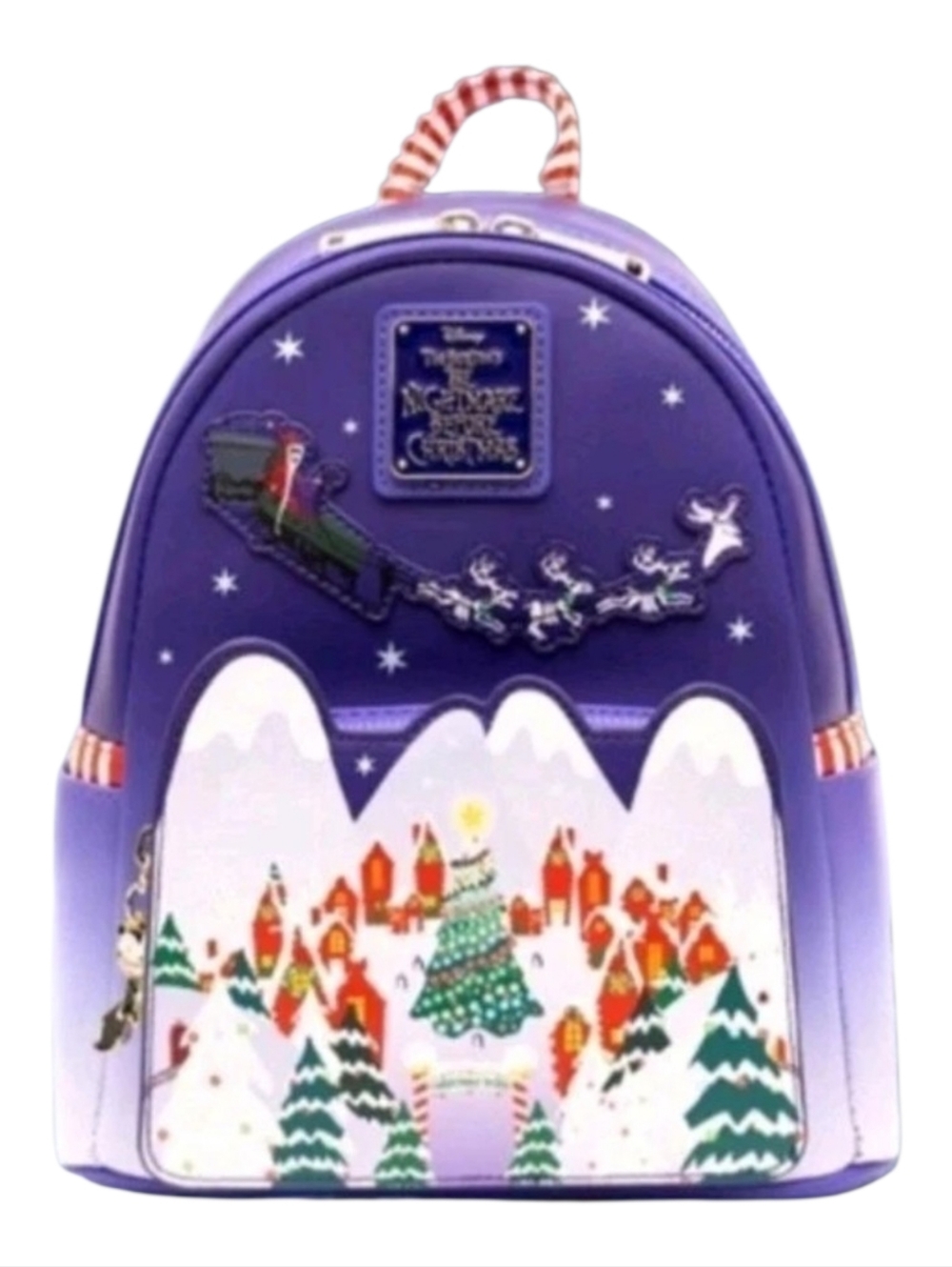 NWT Loungefly The Nightmare Before Christmas Christmas Town Mini Backpack
